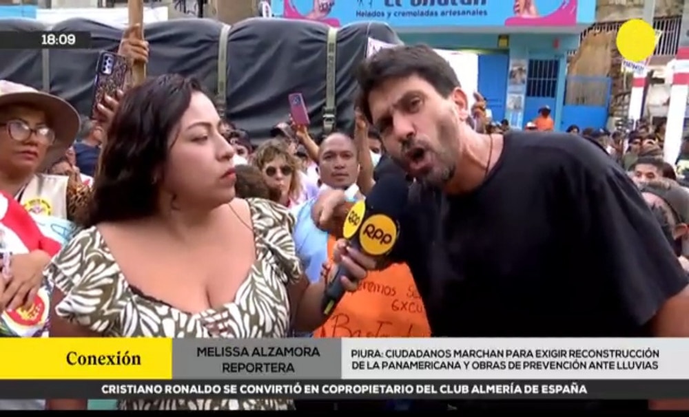 Protesta en Piura: Ciudadanos de Máncora exigen reparación de la Panamericana Norte tras intensas lluvias