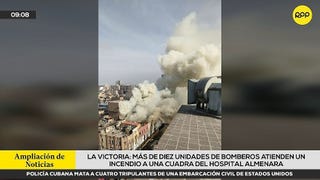 Tras dos horas de labor, los bomberos lograron confinar el incendio registrado a una hora del Hospital Almenara