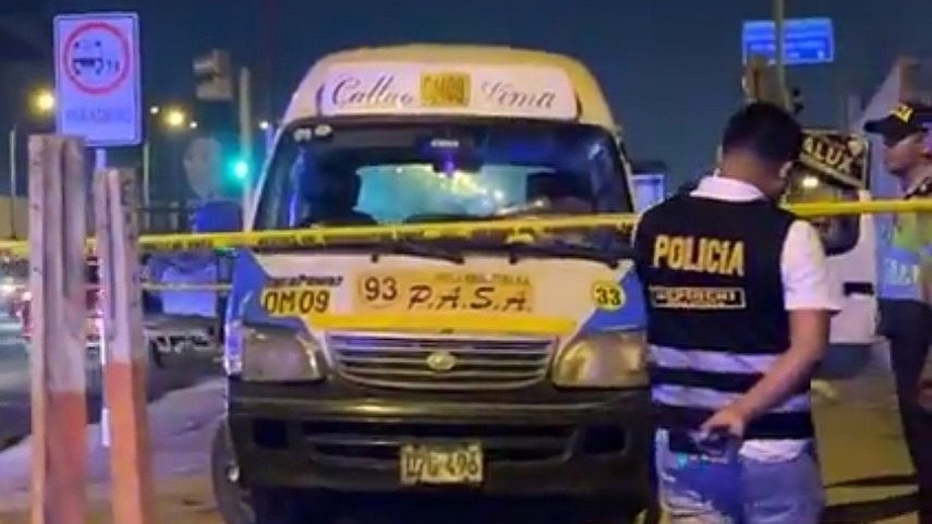 Siguen los crímenes contra transportistas: chofer de combi fue asesinado a balazos en el Callao