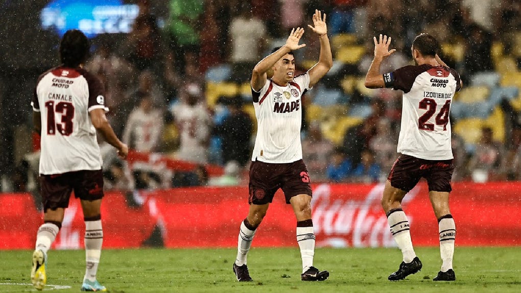 El gol de Lanús ante Flamengo en la Copa Libertadores