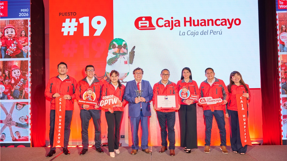 Caja Huancayo ingresa al ranking Great Place to Work como una de las mejores empresas para trabajar en Perú