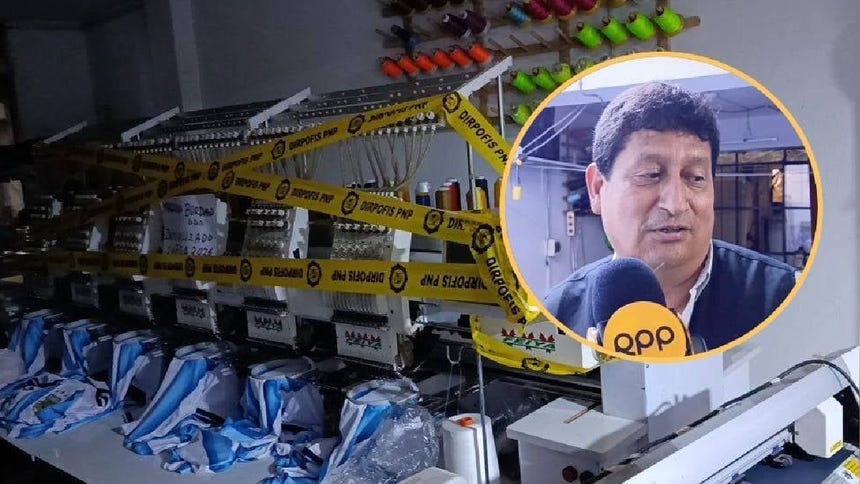 Las prendas falsificadas eran vendidas en el emporio comercial de Gamarra y también eran distribuidas en provincias.