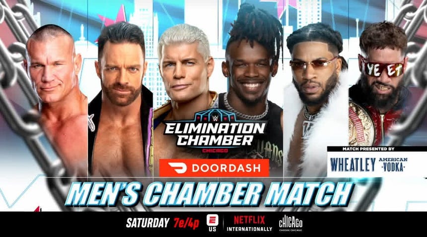 Randy Orton se convierte en la superestrella con más participaciones en la Elimination Chamber, mientras que Je’Von Evans hace historia al ser el competidor más joven en participar, con apenas 21 años.