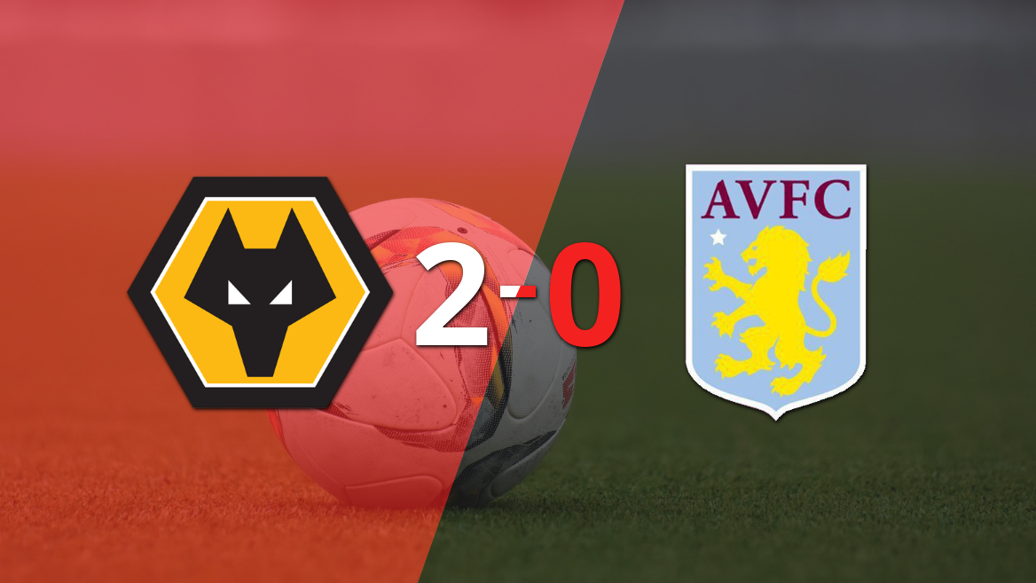 Premier League: Derrota de Aston Villa por 2-0 ante Wolverhampton