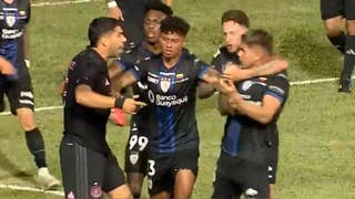 No solo fue la caída de Messi: bronca en el amistoso del Inter Miami ante Independiente del Valle [VIDEO]