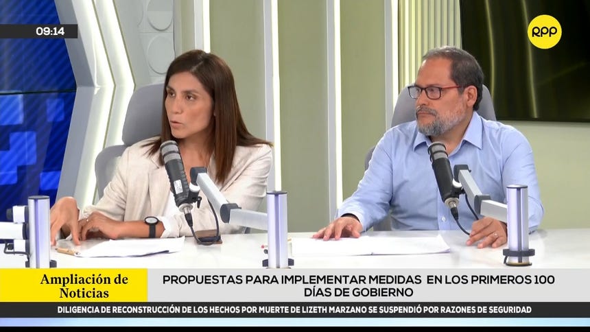 En la imagen: Verónica Sifuentes, gerente de Es Hoy; y Raúl Andrade, gerente de Proyectos, Sostenibilidad y Políticas Públicas de Apoyo Consultoría. 
