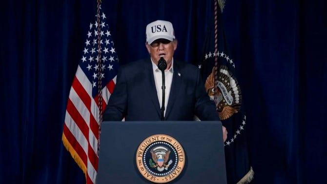 Trump anunció una campaña sin final claro para acabar con el régimen iraní