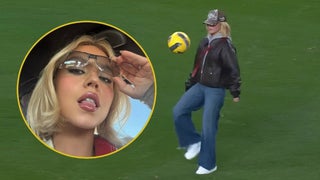 Sydney Sweeney se hace viral al mostrar sus habilidades futbolísticas en un estadio de Portugal [VIDEO]