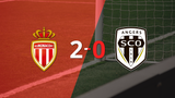 Liga de Francia: Mónaco le ganó como anfitrión a Angers por 2-0