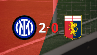 Serie A: Inter le ganó como anfitrión a Genoa por 2-0