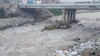 Lurigancho-Chosica: aumento de caudal del río Rímac genera preocupación entre los vecinos