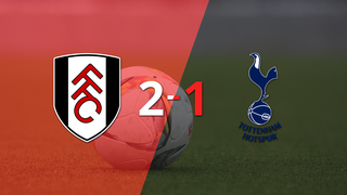Premier League: Fulham consiguió una victoria por 2 a 1 ante Tottenham