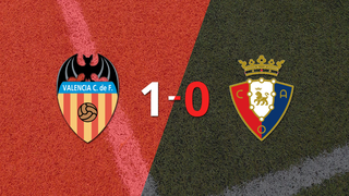 LaLiga EA Sports: Valencia derrotó 1-0 a Osasuna con un gol de penal