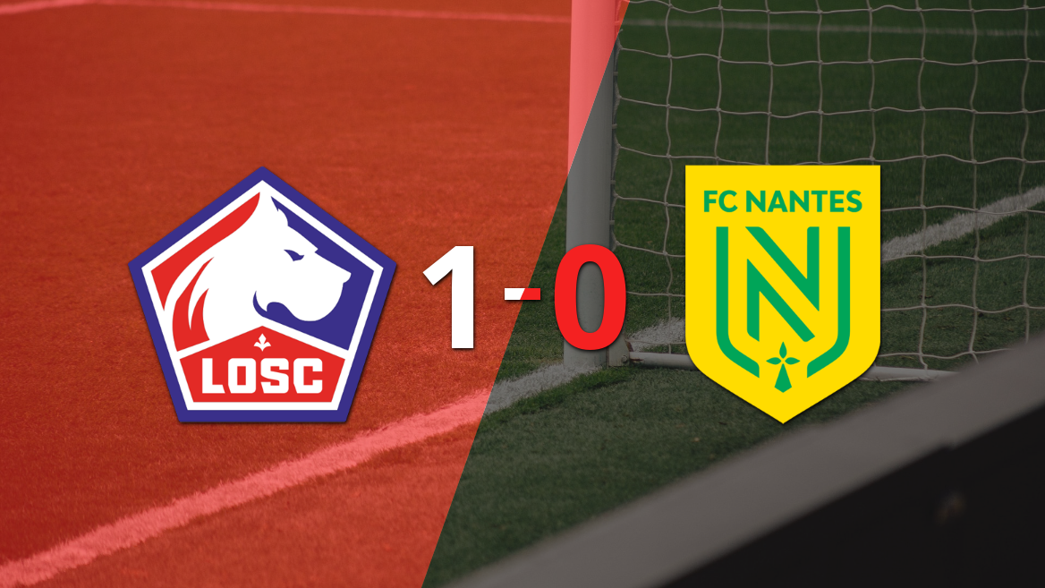 Liga de Francia: Nantes perdió 1-0 ante Lille por un gol agónico