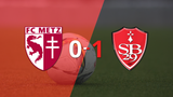 Liga de Francia: Stade Brestois se quedó con la victoria 1-0 ante Metz en el estadio Stade Saint-Symphorien