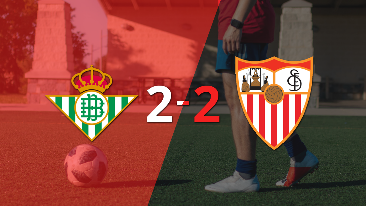 LaLiga EA Sports: Betis y Sevilla firman tablas 2-2 en el Derbi de Sevilla