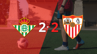 LaLiga EA Sports: Betis y Sevilla firman tablas 2-2 en el Derbi de Sevilla
