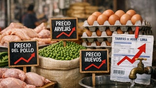 Alzas de precios de la arveja, pollo y agua potable son las que más influyen en la inflación de febrero