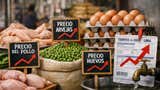 Alzas de precios de la arveja, pollo y agua potable son las que más influyen en la inflación de febrero