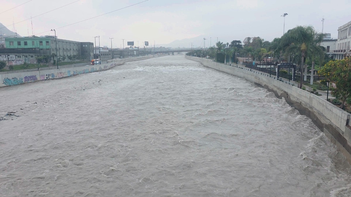 Caudal del río Rímac baja a umbral amarillo tras varios días en nivel rojo, informa Senamhi