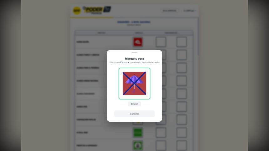 Herramienta digital Simulador de voto, desarrollada por RPP.