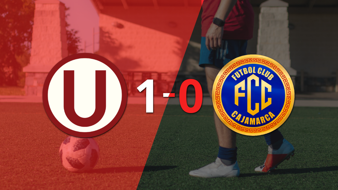 Liga 1: A Universitario le alcanzó con un gol para derrotar a FC Cajamarca en Monumental de la U