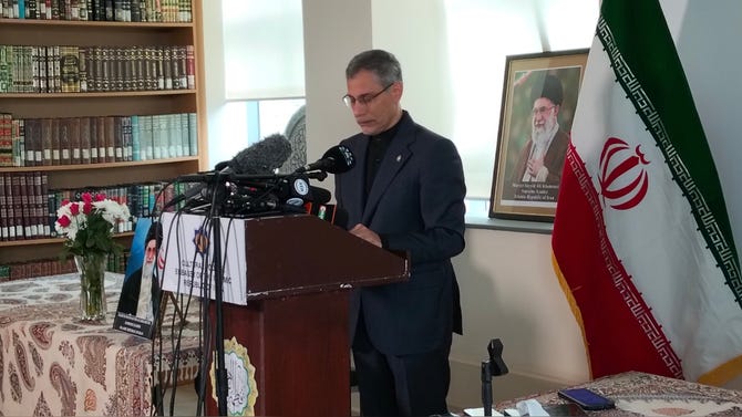 Embajador iraní pide el fin de la 