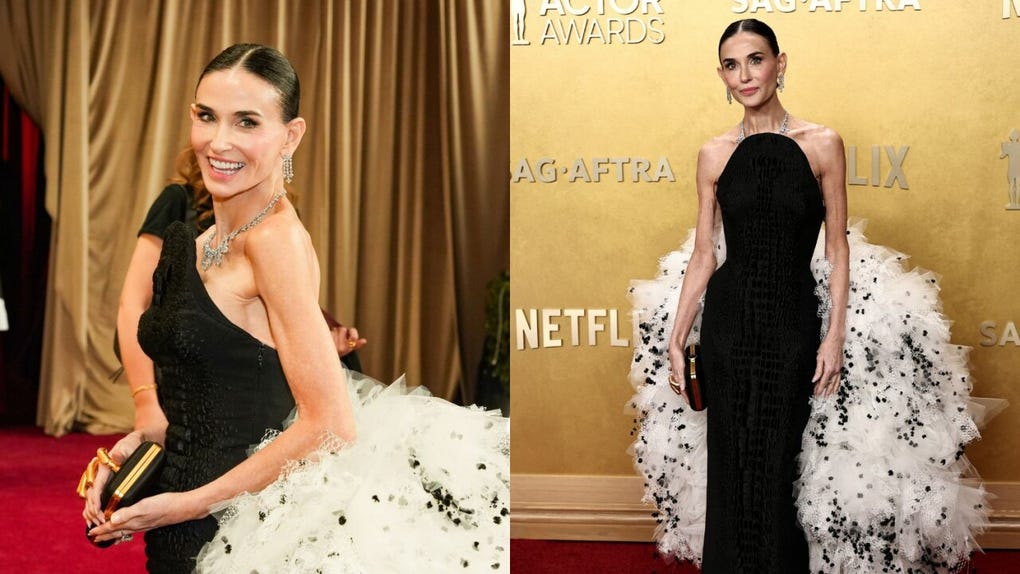 <strong>Demi Moore</strong> cerró la lista de las más elegantes con un impactante vestido negro, consolidándose como una de las figuras más aplaudidas de los <strong>Actor Awards 2026</strong>.