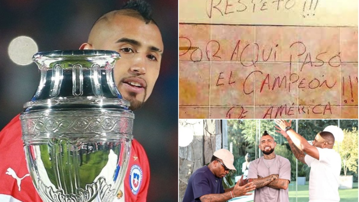 Arturo Vidal reveló a Jefferson Farfán quién pintó en el vestuario del Nacional: 