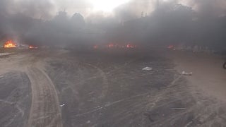 Loreto: se restablece tránsito en la carretera Iquitos-Nauta tras bloqueo de padres de familia