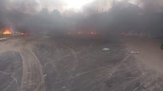 Loreto: se restablece tránsito en la carretera Iquitos-Nauta tras bloqueo de padres de familia