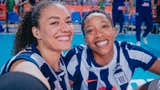 Alianza Lima festeja el triunfo ante Universitario por Liga Peruana de Vóley: 