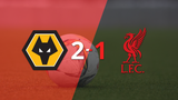 Premier League: Liverpool no pudo con Wolverhampton y perdió 2 a 1 tras gol agónico