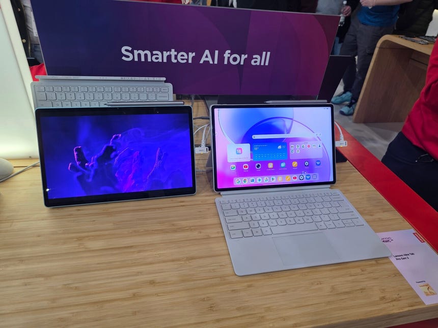 Lenovo presenta laptops 3D a una consola plegable