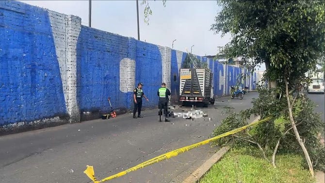 Agente de seguridad murió atropellado por camión furgón en el Callao