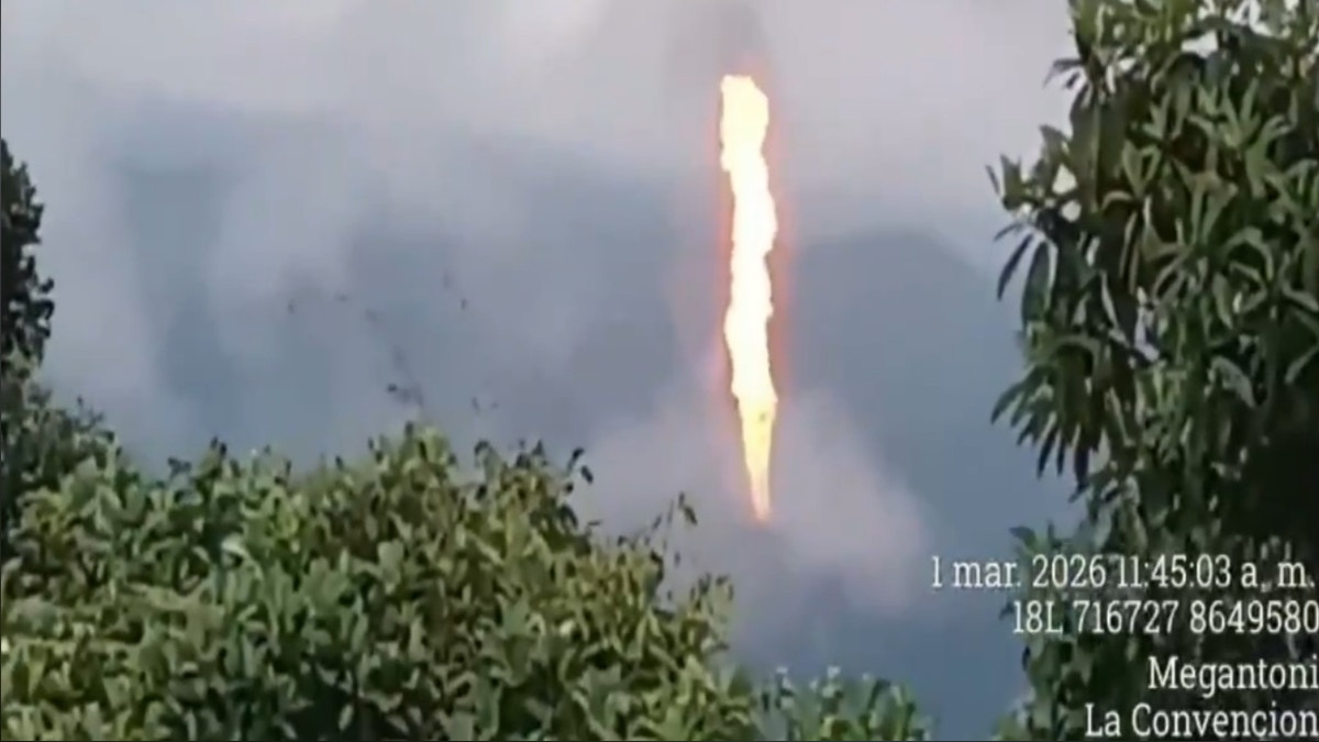 Fiscalía realizó diligencias por causas e impacto ambiental de fuga de gas en Megantoni