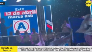 Cusco: JEE investiga al rector de la UNSAAC por colocar banda presidencial a César Acuña