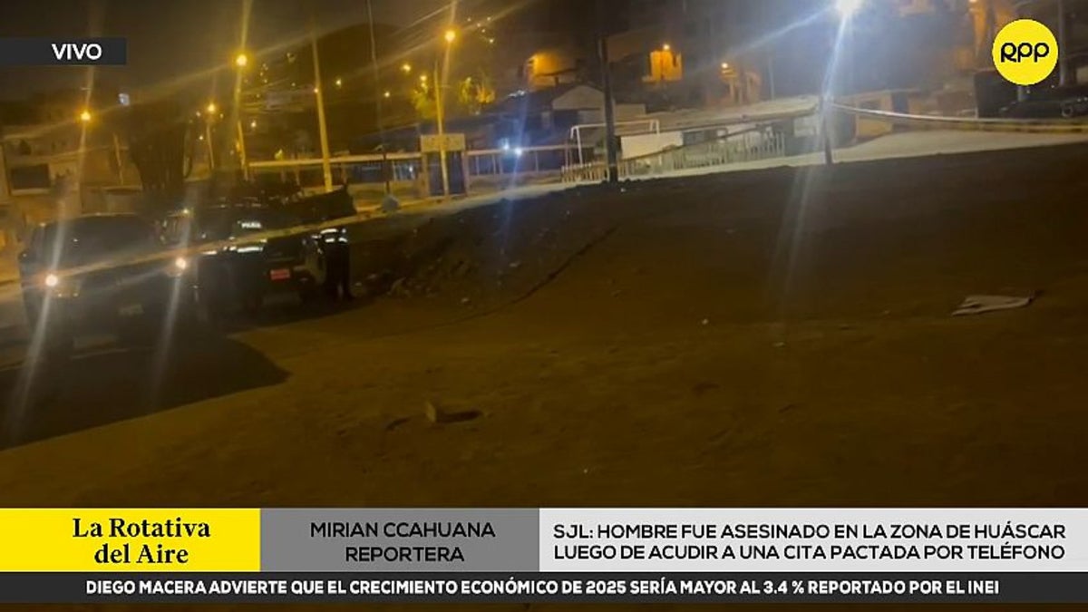 PNP investiga asesinato de hombre en zona desolada de San Juan de Lurigancho