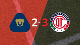 Liga MX: Toluca FC logra una emocionante victoria  por 3 a 2 sobre Pumas UNAM