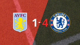 Premier League: Chelsea remonta y golea 4-1 a Aston Villa en un festival de fútbol