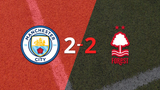 Premier League: Manchester City y Nottingham Forest firman un empate en dos