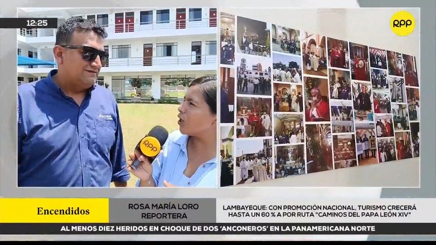 Dante Díaz, operador turístico de Lambayeque. 