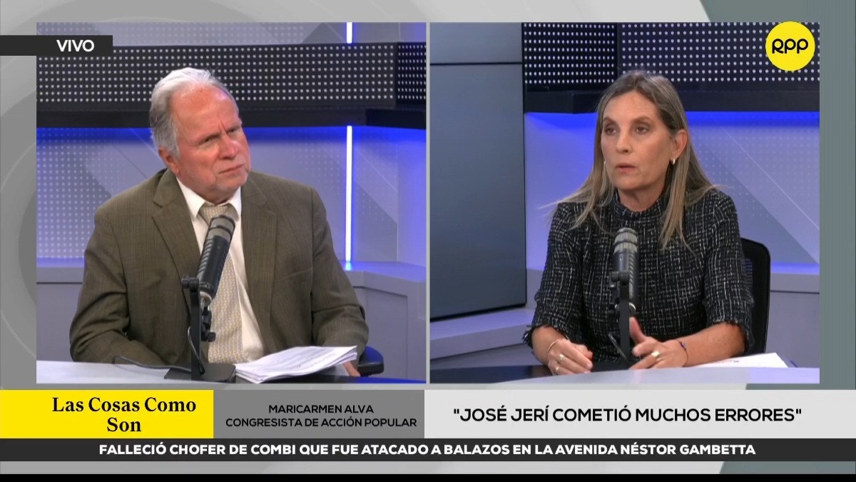 María del Carmen Alva cuestiona gestión de José María Balcázar: “Todavía no he visto nada”