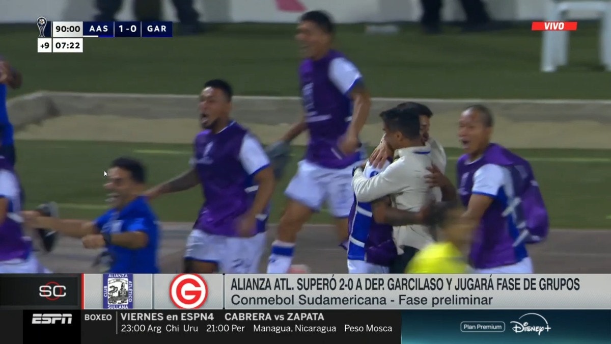 Así fue el segundo gol de Alianza Atlético ante Garcilaso.