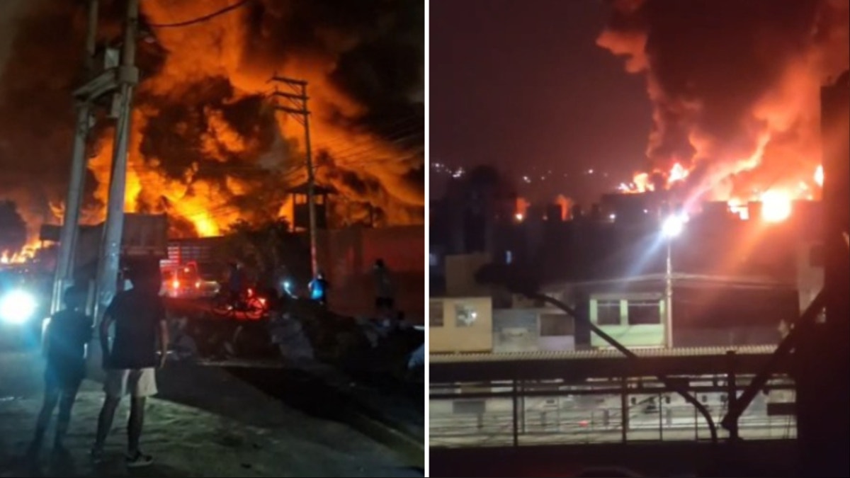 Incendio en Comas: Más de 20 unidades de los bomberos trabajan para controlar la emergencia