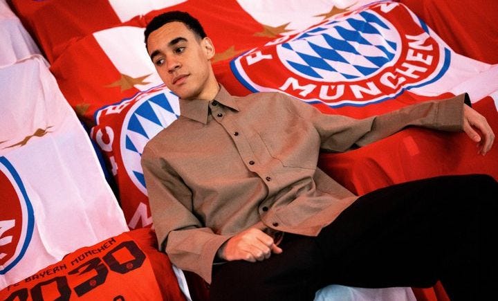 3. Jamal Musiala - 130 millones de euros.