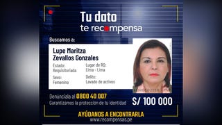 Capturan a Lupe Zevallos en San Borja: cumplirá condena de 25 años de prisión por lavado de activos