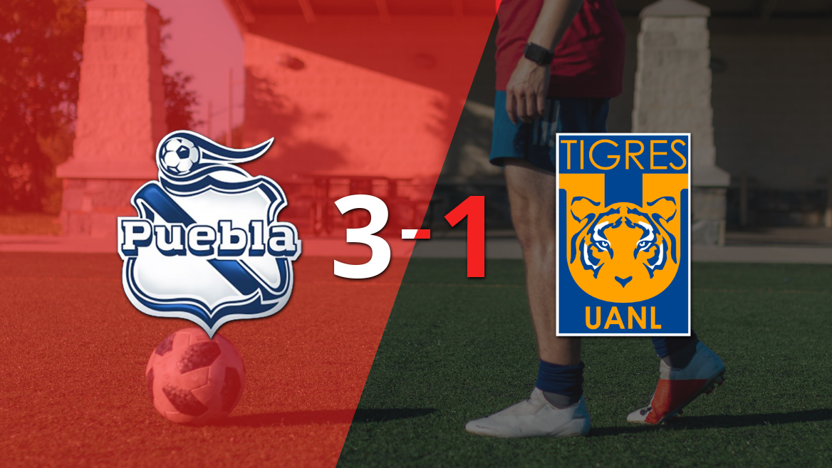 Liga MX: Contundente victoria de Puebla sobre Tigres