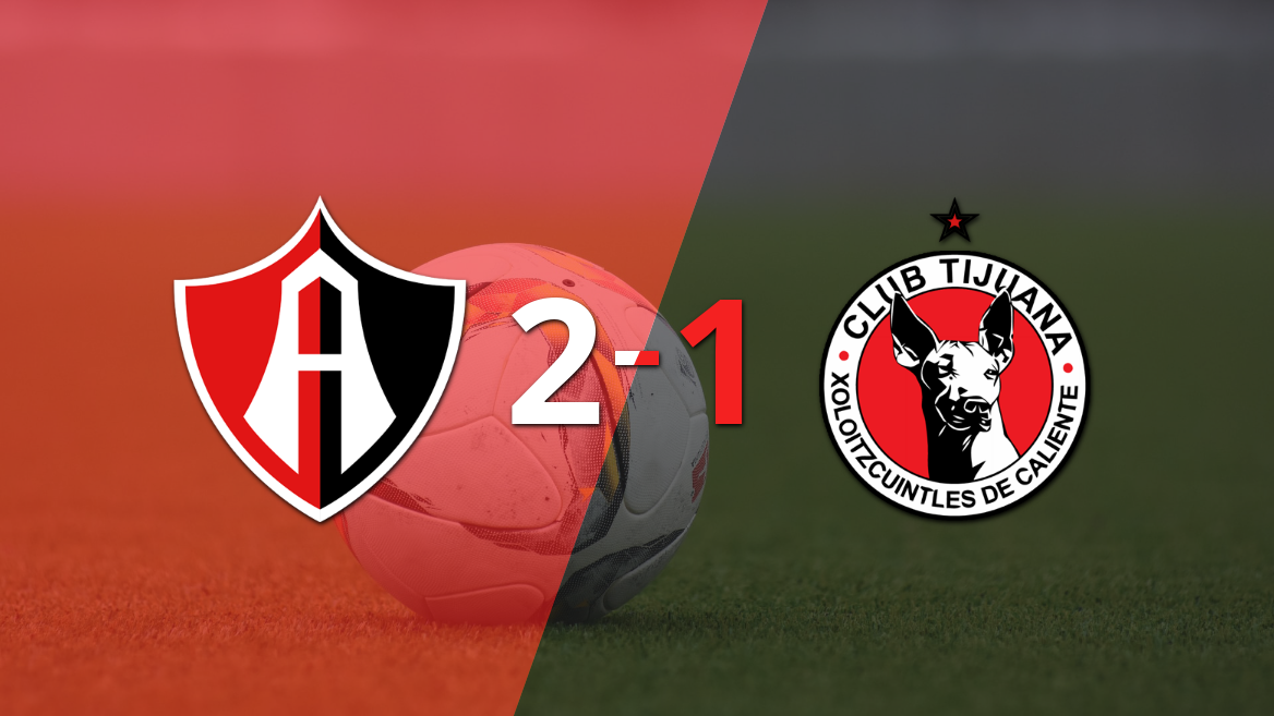 Liga MX: Alfonso González sentenció el triunfo 2-1 de Atlas ante Tijuana con doblete