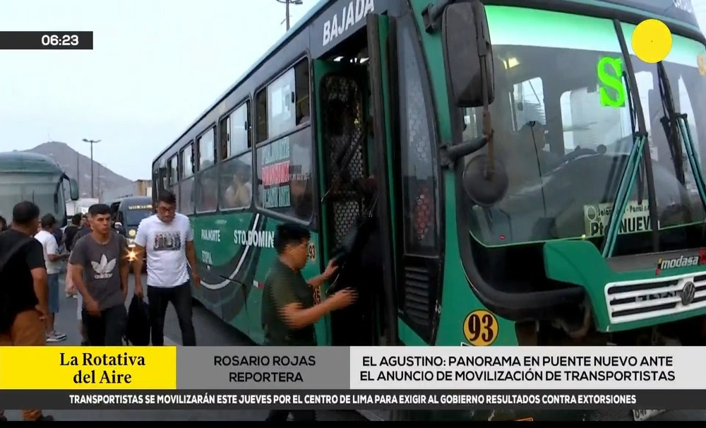 Puente Nuevo: servicio de buses se mantiene con normalidad pese a anuncio de movilización de transportistas